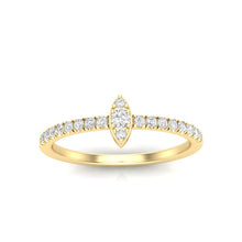 Load image into Gallery viewer, 14K Diamond Stacking Band ABB-123_D
