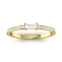 Load image into Gallery viewer, 14k Baguette Diamond  Wedding Band/Stackable Ring GGDB-107-D,  Rings &amp; Stackable Bands, Diamond, Rings &amp; Stackable Bands, Belarino
