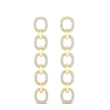 Load image into Gallery viewer, 14k Gold/Diamond Earrings GGDE-103.2Y-D,  Earring, Earring, Belarino
