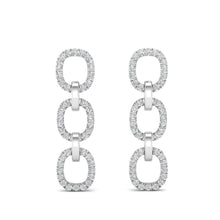 Load image into Gallery viewer, 14k Gold/Diamond Earrings GGDE-102.2W-D,  Earring, Earring, Belarino
