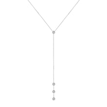 Load image into Gallery viewer, 14K Diamond Y-Necklace/Lariat Necklace GGDN-34.1-D,  Necklace, Necklace, Belarino
