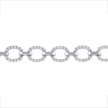 Load image into Gallery viewer, 14K Gold Diamond Chain-link Bracelet GGDBR-100.2W-D,  Bracelet, Bracelet, Belarino
