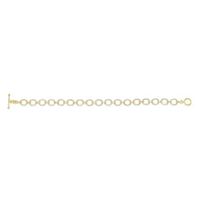 Load image into Gallery viewer, 14K Gold Diamond Chain-Link Bracelet GGDBR-100.2Y-D,  Bracelet, Bracelet, Belarino
