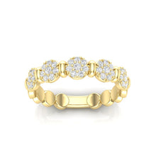 Load image into Gallery viewer, 14k Gold Stackable/Wedding Band GGDB-190-D,  Rings &amp; Stackable Bands, Diamond, Rings &amp; Stackable Bands, Belarino
