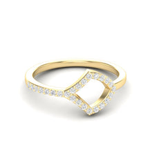 Load image into Gallery viewer, 14k Diamond Geometric Shape Ring/Wedding Band GGDB-215-D,  Rings &amp; Stackable Bands, Diamond, Rings &amp; Stackable Bands, Belarino
