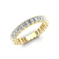 14K Gold Emerald-cut Diamond Wedding Band GGDB-395.2-D,  , Diamond, Rings & Stackable Bands, Belarino