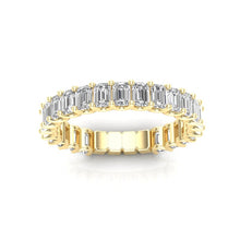 Load image into Gallery viewer, 14K Gold Emerald-cut Diamond Wedding Band GGDB-395.2-D,  , Diamond, Rings &amp; Stackable Bands, Belarino

