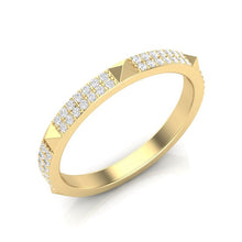 Load image into Gallery viewer, 14k Diamond Spike Band GGDB-105-D,  Rings &amp; Stackable Bands, Diamond, Rings &amp; Stackable Bands, Belarino
