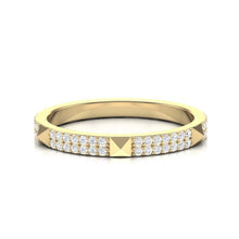 Load image into Gallery viewer, 14k Diamond Spike Band GGDB-105-D,  Rings &amp; Stackable Bands, Diamond, Rings &amp; Stackable Bands, Belarino
