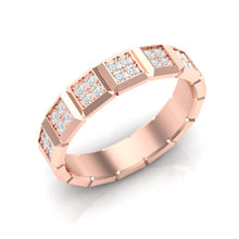 Load image into Gallery viewer, 14k Cube Diamond Ring GGDB-108-D,  Rings &amp; Stackable Bands, Diamond, Rings &amp; Stackable Bands, Belarino
