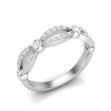 Load image into Gallery viewer, 14k Diamond Marquise &amp; Dot Bezel Stackable/Wedding Band GGDB-132-D,  Rings &amp; Stackable Bands, Diamond, Rings &amp; Stackable Bands, Belarino
