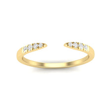 Load image into Gallery viewer, 14k Diamond Open Minimal Stackable Ring GGDB-111-D,  Rings &amp; Stackable Bands, Diamond, Rings &amp; Stackable Bands, Belarino
