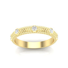 Load image into Gallery viewer, 14k Diamond Stackable/Wedding Band GGDB-171-D,  Rings &amp; Stackable Bands, Diamond, Rings &amp; Stackable Bands, Belarino
