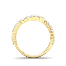 Load image into Gallery viewer, 14K Diamond Bypass Ring ABB-327-D,  diamond ring, Diamond, Belarino
