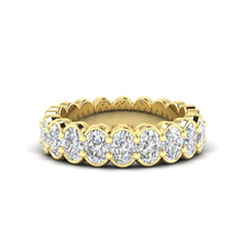 Load image into Gallery viewer, 14K Bezel Oval Diamond Ring ABB-421/1W-D,  diamond ring, Diamond, Belarino
