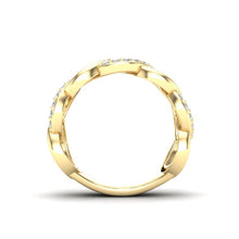 Load image into Gallery viewer, 14K Diamond Interlocking Circle Ring ABB-331-D,  diamond ring, Diamond, Belarino
