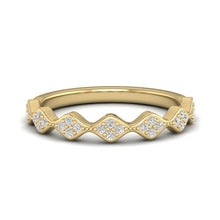 Load image into Gallery viewer, 14k Diamond Marquise-shape cluster Stackable/Wedding Band GGDB-145-D,  Rings &amp; Stackable Bands, Diamond, Rings &amp; Stackable Bands, Belarino
